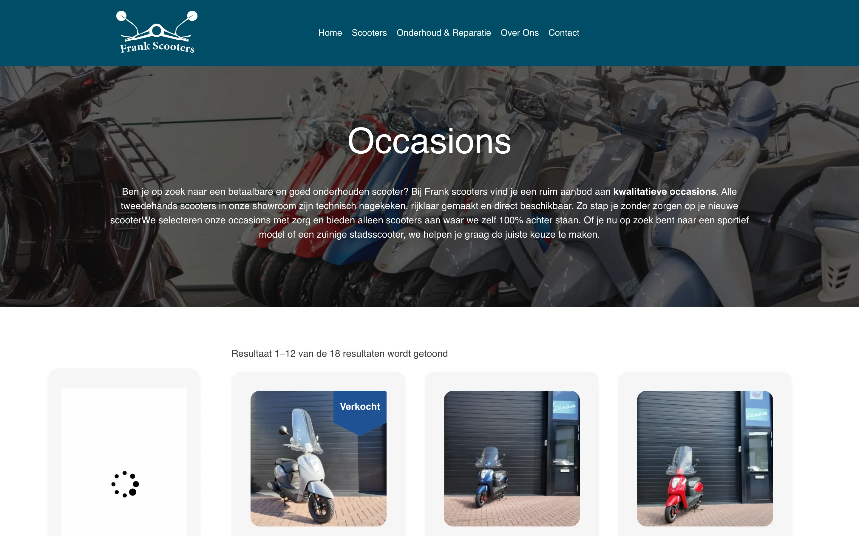 Het occasionoverzicht van Frank Scooters