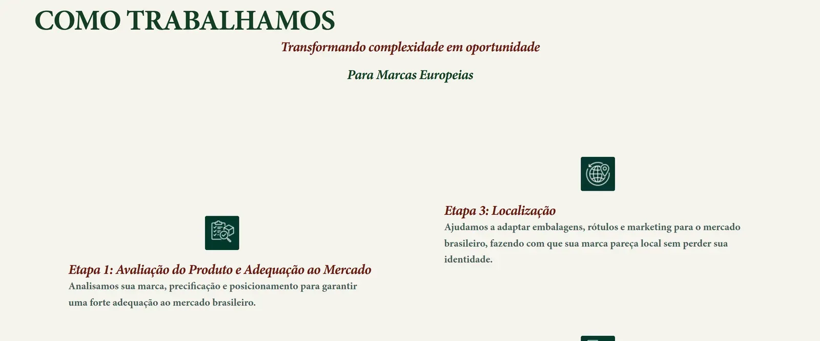 Como trabalhamos: de stappen van de import op getugastro.com.br